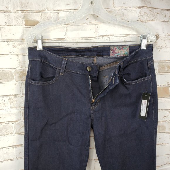 NWT Siwy Jeans Size 31 Hanna Slim Crop in Dark Rebel Rouser Wash Stretch RP $168 - Picture 10 of 14